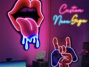 لوحات نيون LED ديكورية بتصاميم عصرية للمنازل والكافيهات والألعاب من محور للدعاية والإعلان في السعودية